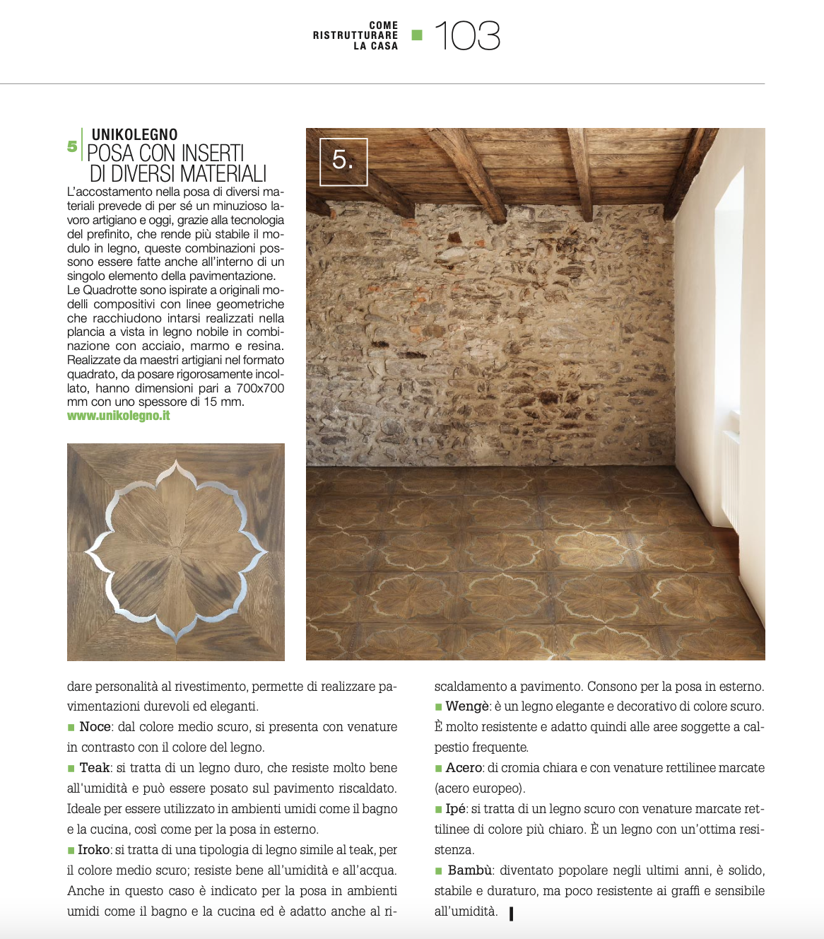 "Come ristrutturare la casa" magazine talk about us